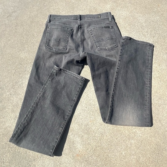 7 For All Mankind Luxe Performance Slimmy Staight Jeans - Picture 15 of 16